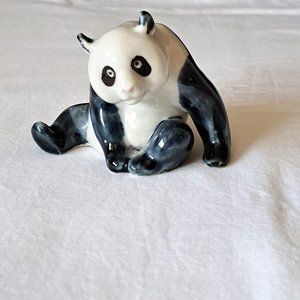 Ceramic panda paperweight